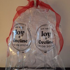 Leuke unieke wijn/bier glazen!
